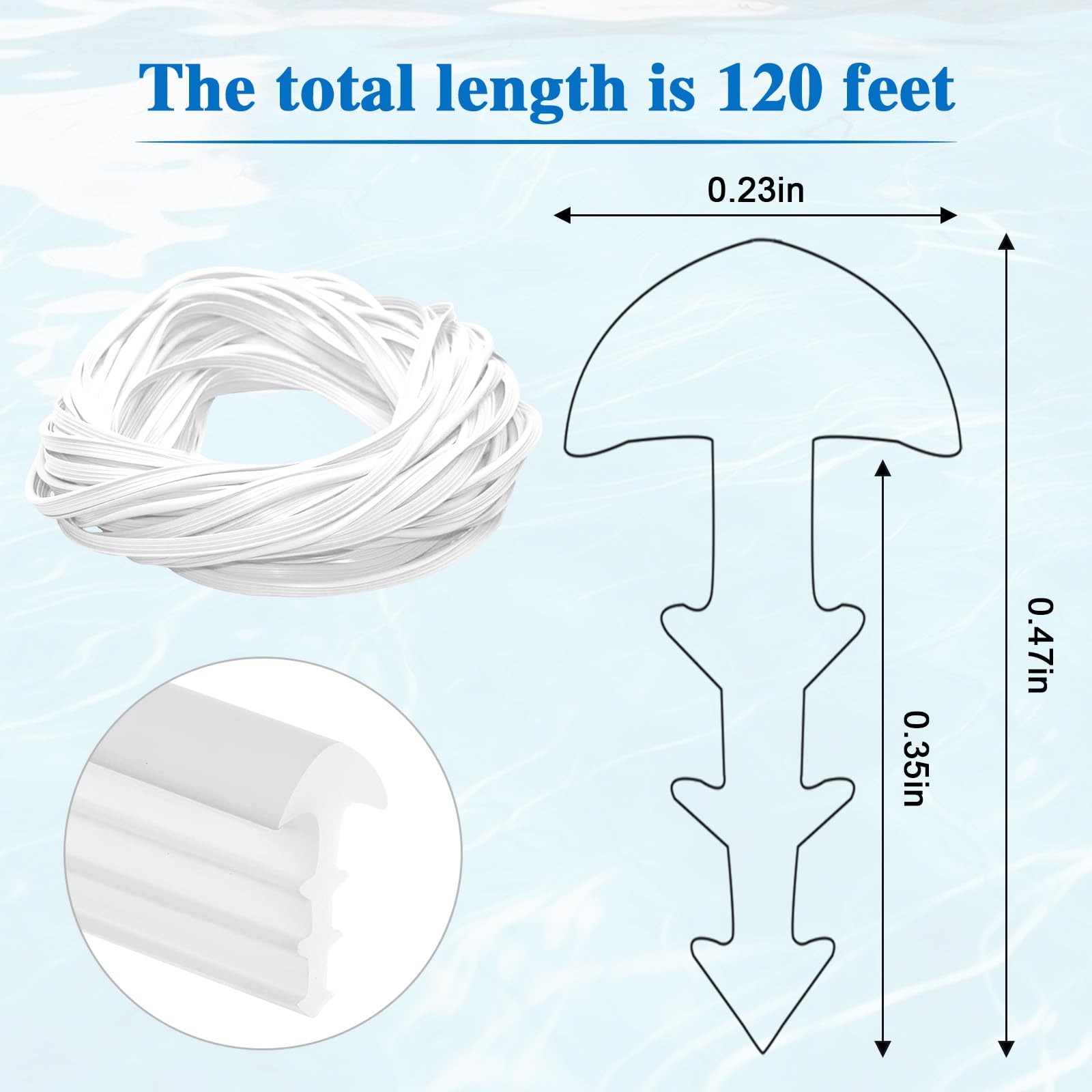 MIYOLO pool liner lock provides a tight, secure fit around pool corners after rain.