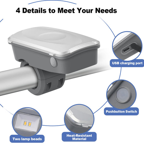 MIYOLO rechargeable grill light avoids mid-meal battery interruptions