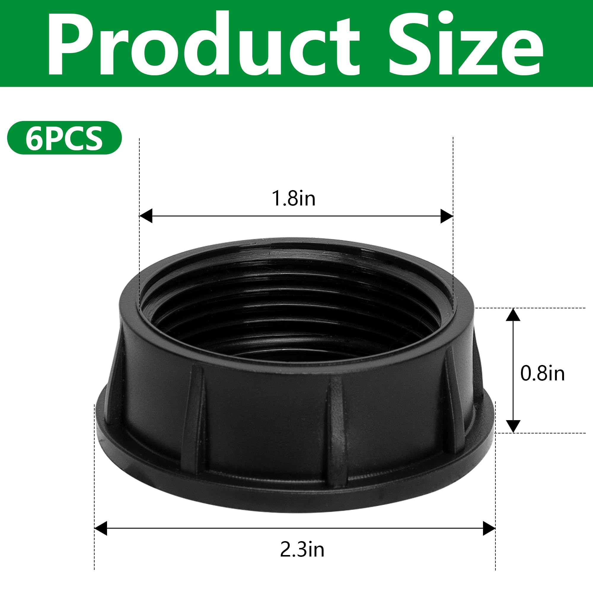 Mizelu cap with sealing ring ensures a reliable seal.