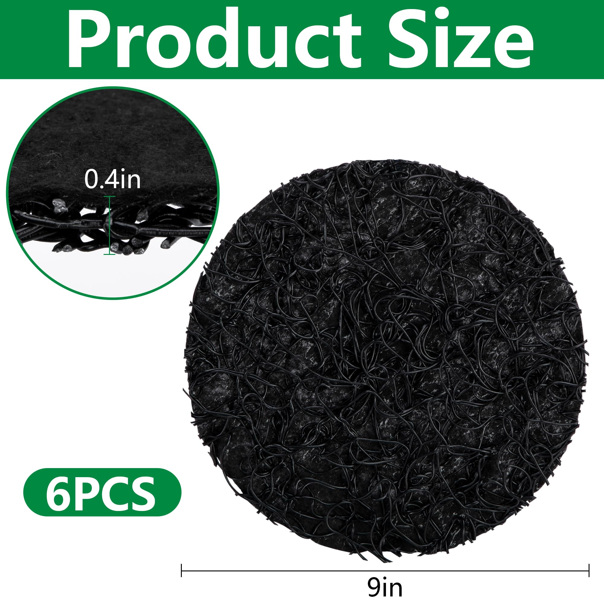 Mizelu double-layer drainage disc close-up showing breathable, clog-resistant mesh.