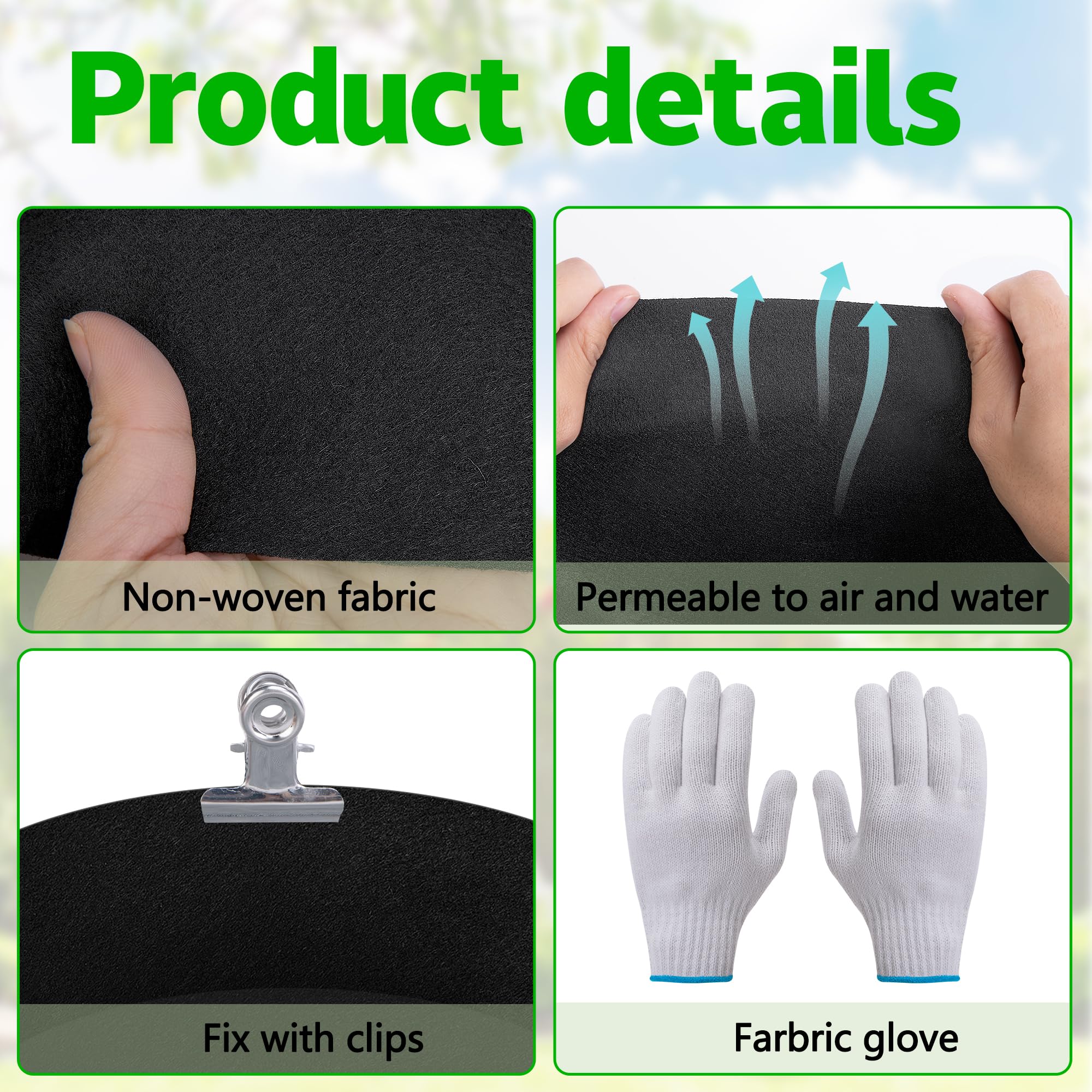 Mizelu gloves pair providing comfortable hand protection during installation.