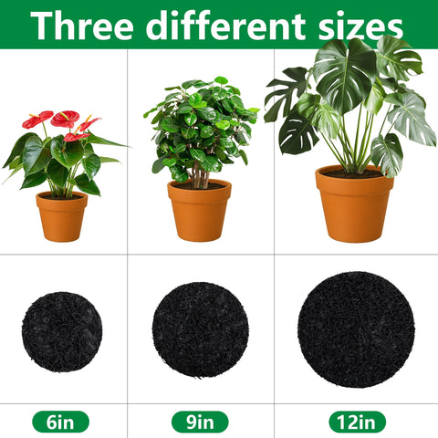 Mizelu pack of 6 pot mesh discs displayed as a set.