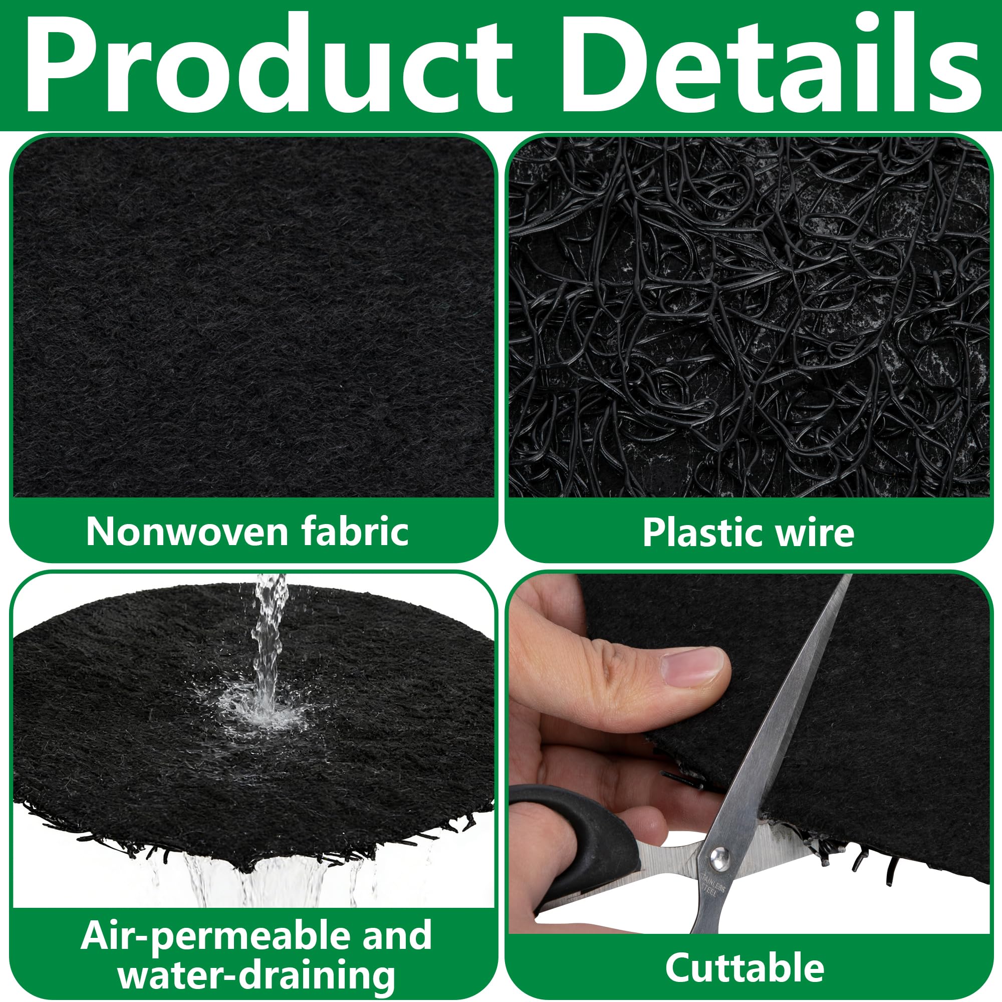 Mizelu trimmable 6-inch disc fits many pots for flexible gardening