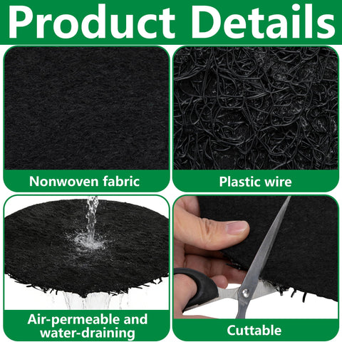 Mizelu trimmable 6-inch disc fits many pots for flexible gardening