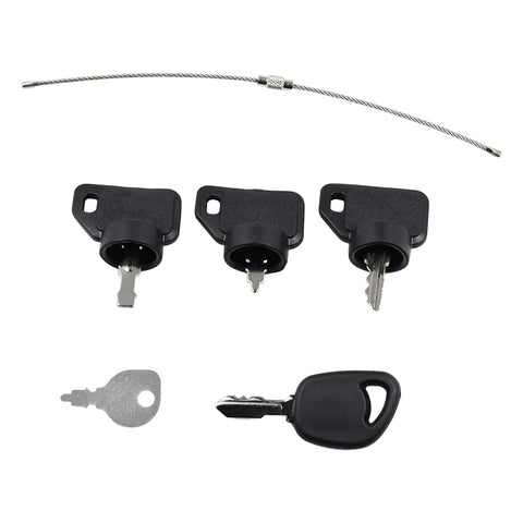 Mizoneparts keychain keeps mower keys organized and accessible.
