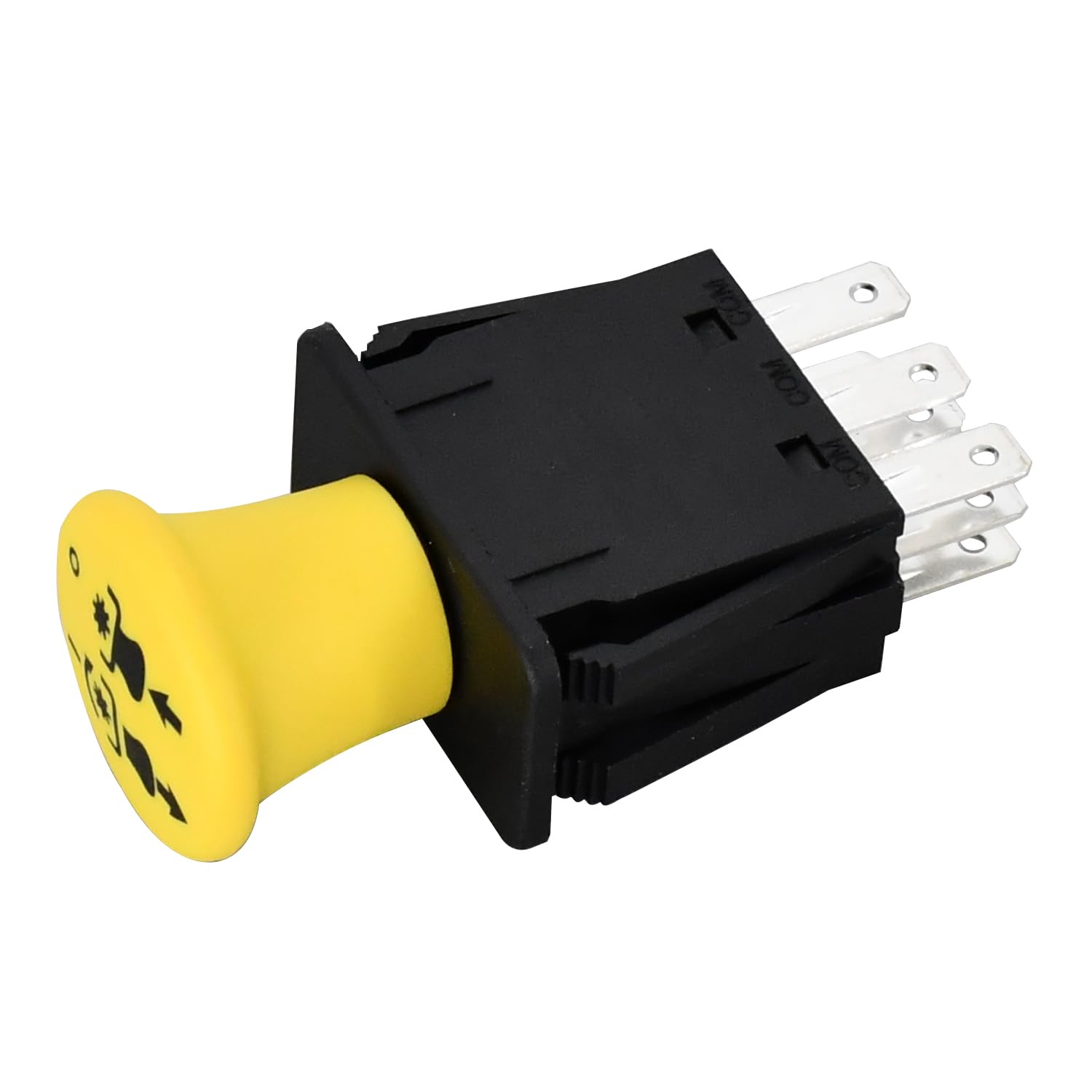 Mizoneparts yellow-knob blade clutch switch increases visibility and usability.