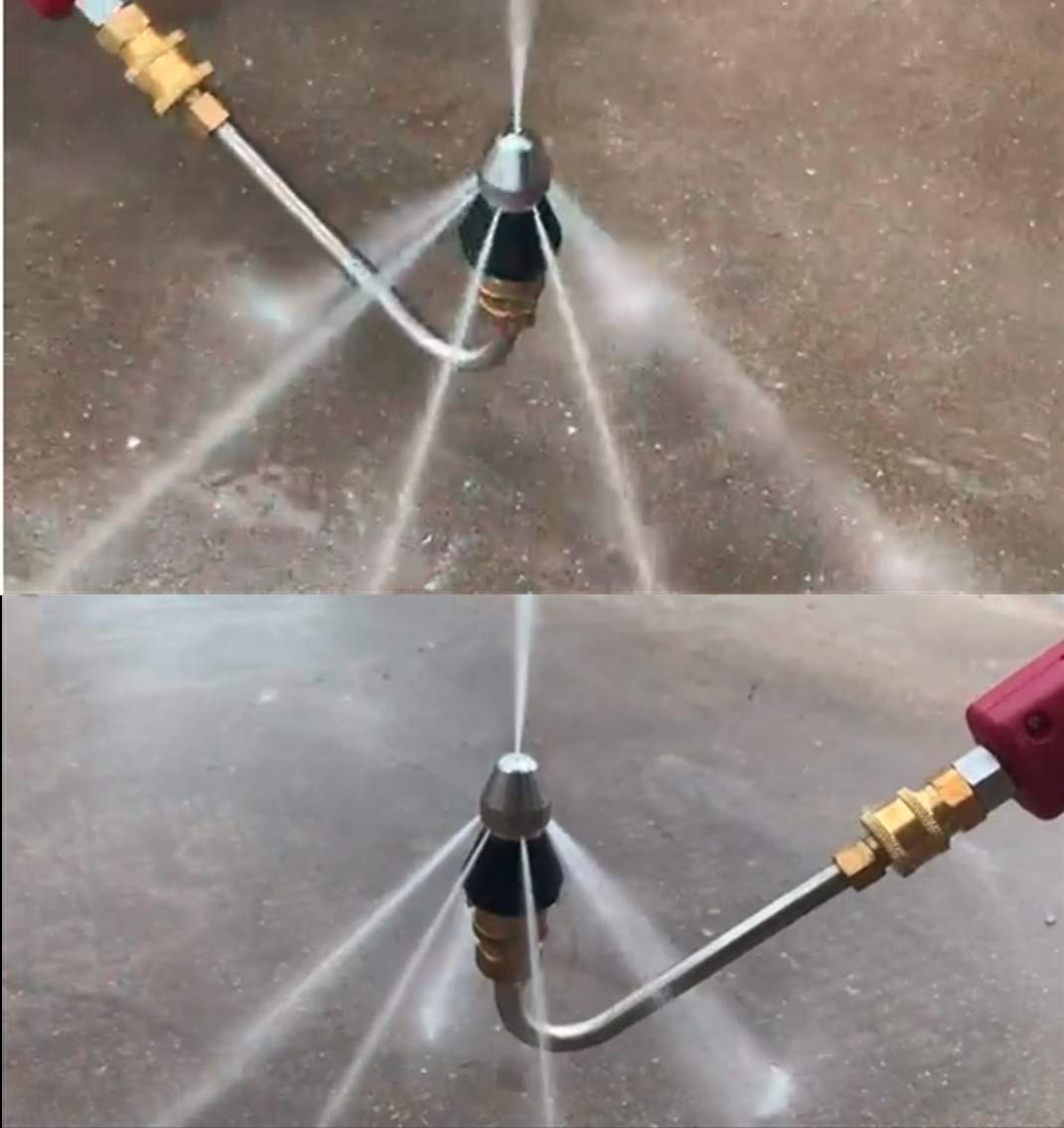 MIZORLIE sewer nozzle quick-connect 3-8 inch for fast setup.