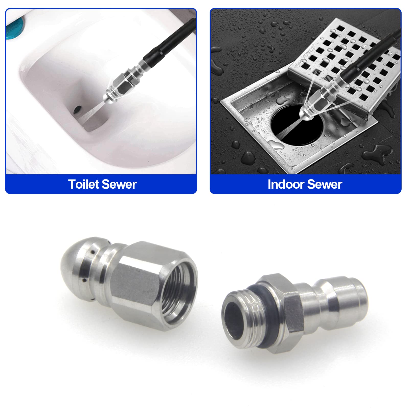 MIZORLIE quarter-inch quick plug connector enables fast setup.
