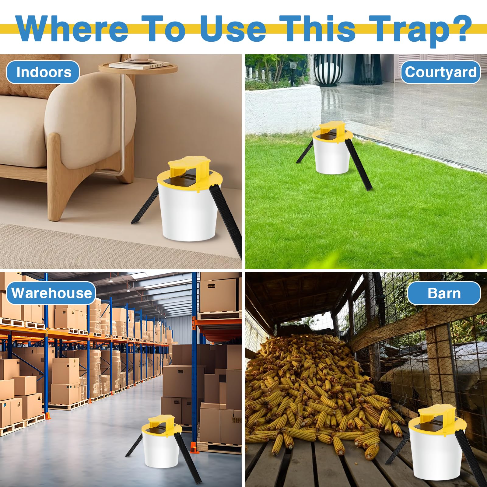 MJiashou reusable humane rodent trap supports long-term, low-waste pest management.