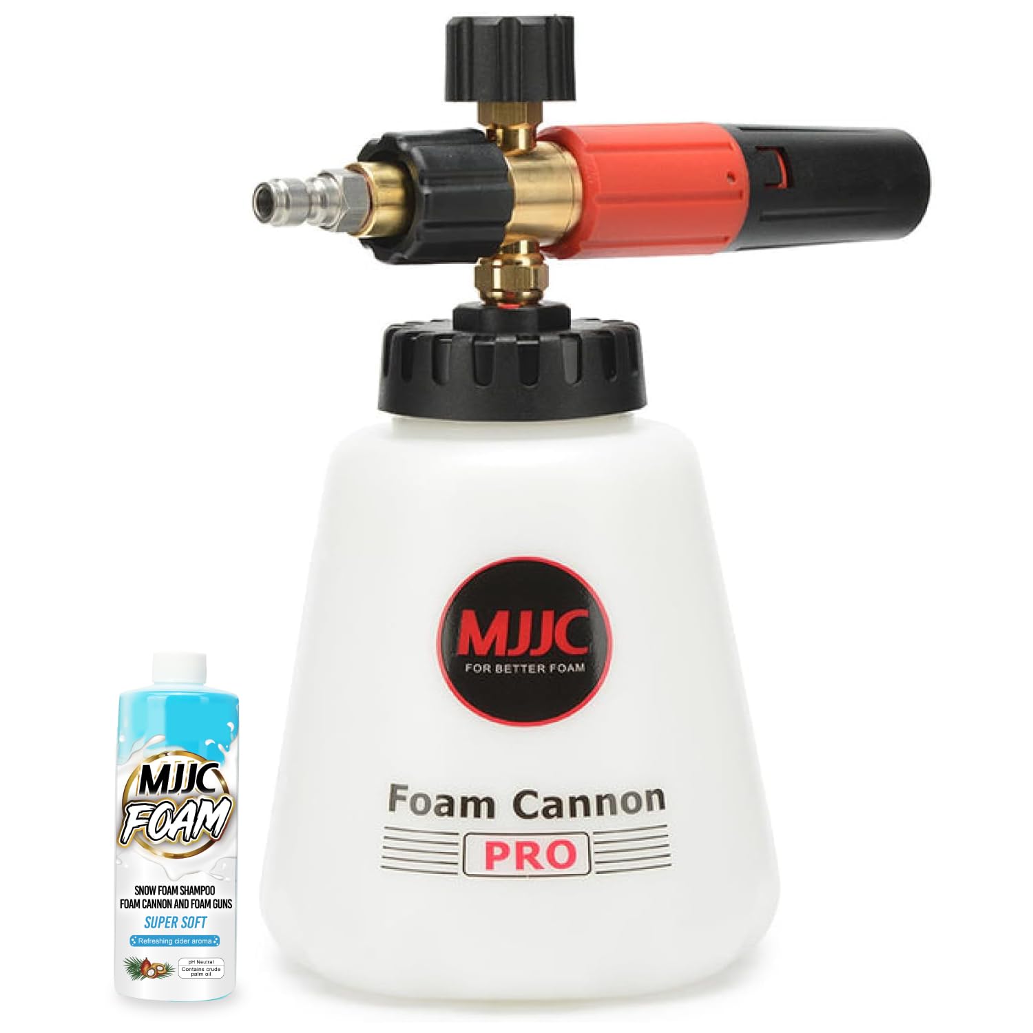 MJJC Foam Cannon Pro V2.0 front view for robust detailing