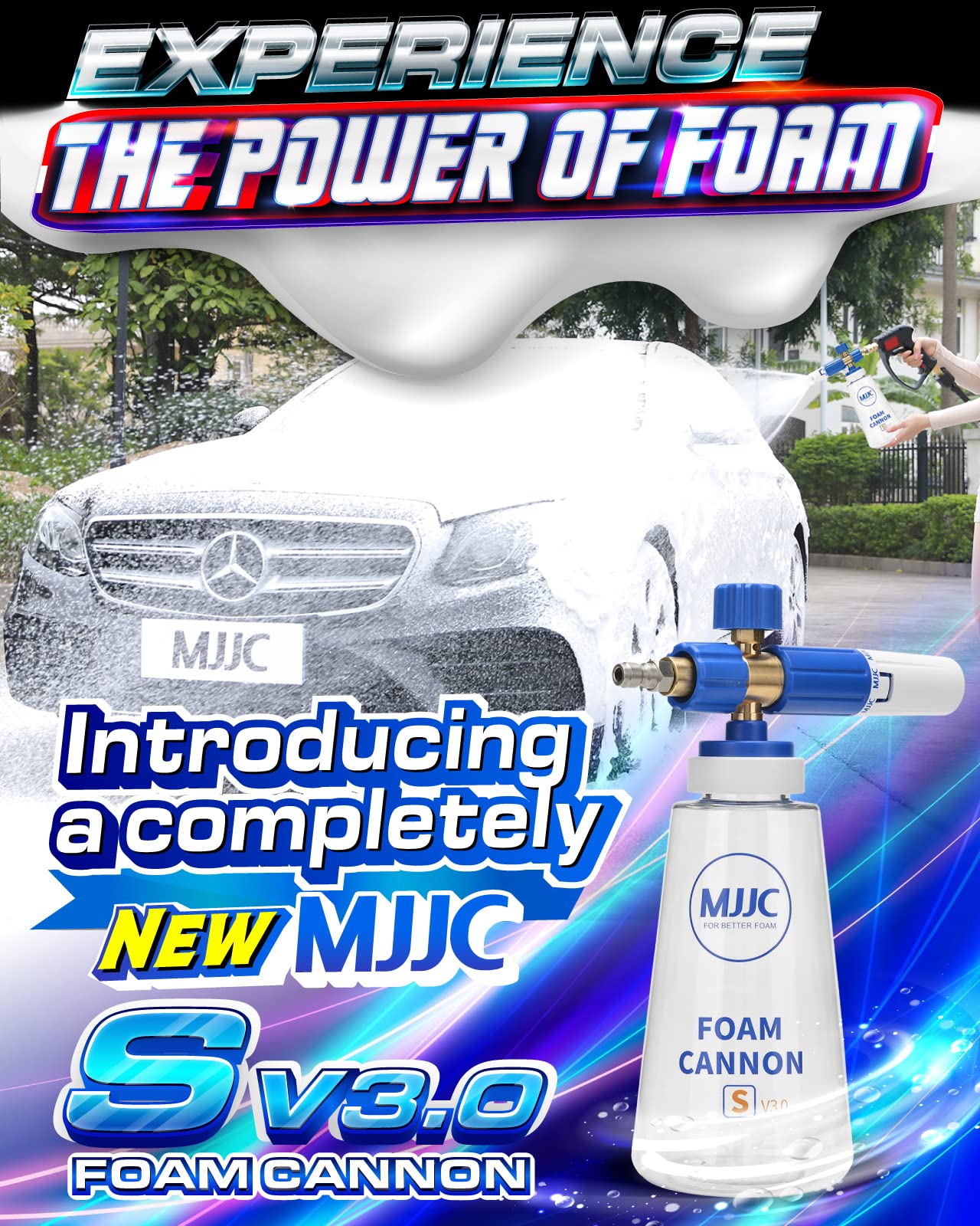 MJJC 1/4 inch quick connector included for fast tool-free setup