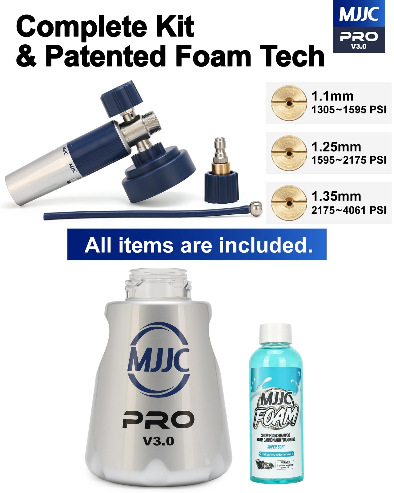 MJJC PRO V3.0 ergonomic grip designed for wet hands during home car wash