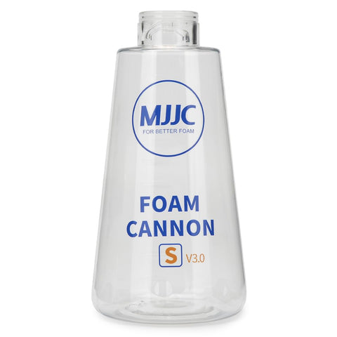 MJJC spare transparent bottle for Foam Cannon S V 3.0 with clear volume visibility