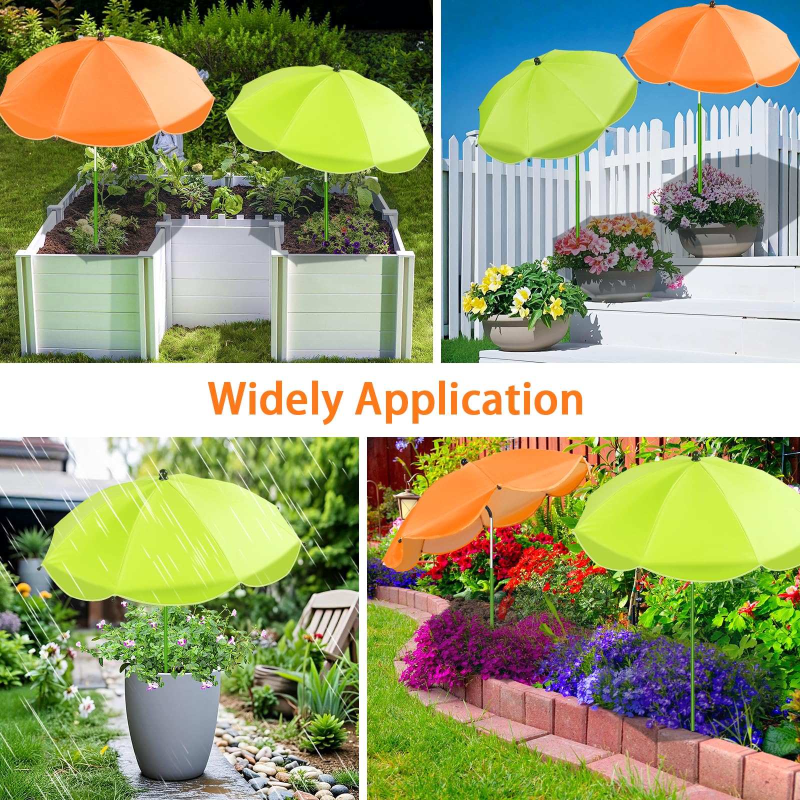 MJZ outdoor shade for plants protects beds and pots in summer.