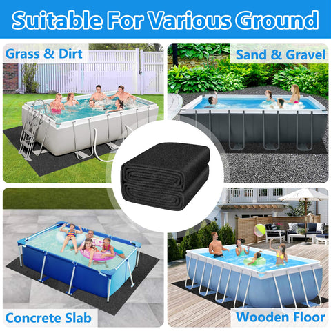 MJZ pre-cut design allows quick sizing for pools.