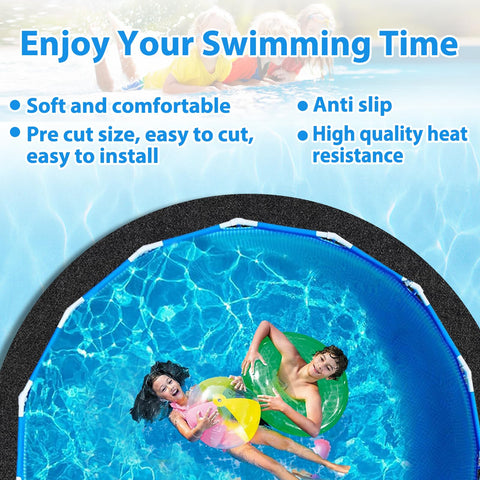 MJZ size options pool pad can be cut to fit irregular pools.