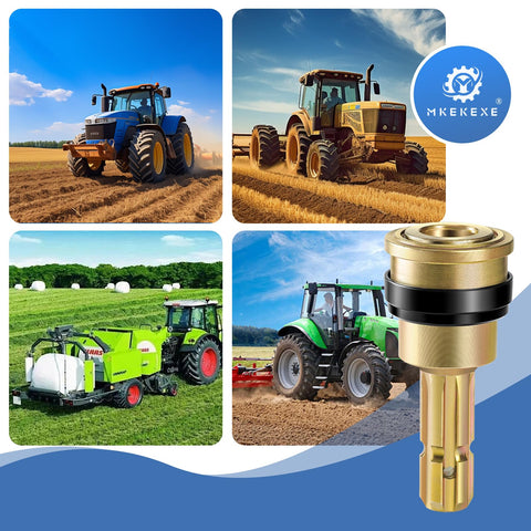 Mkekexe in-use on a tractor highlights practical versatility for mowers and snow blowers.