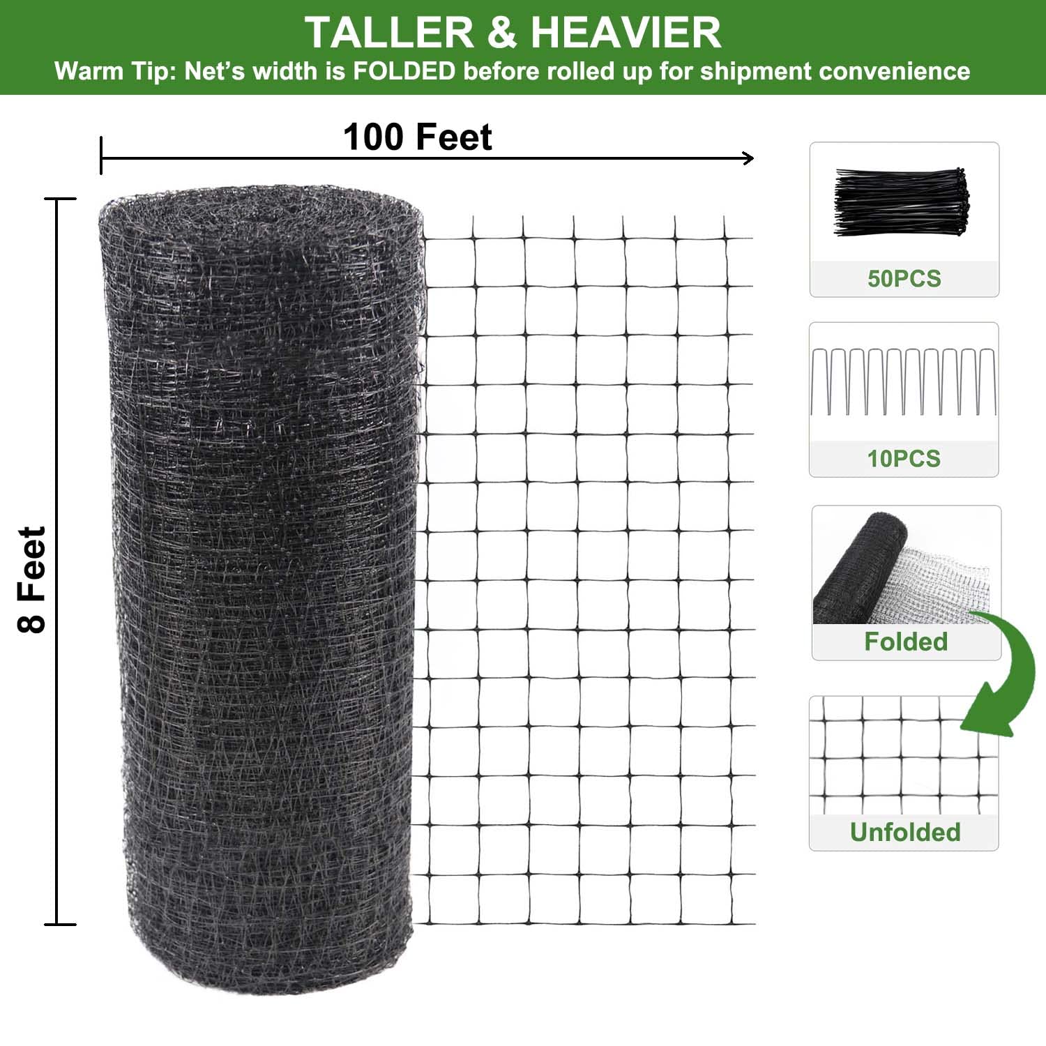 Mklsit easy-cut netting enables precise fitting without fraying
