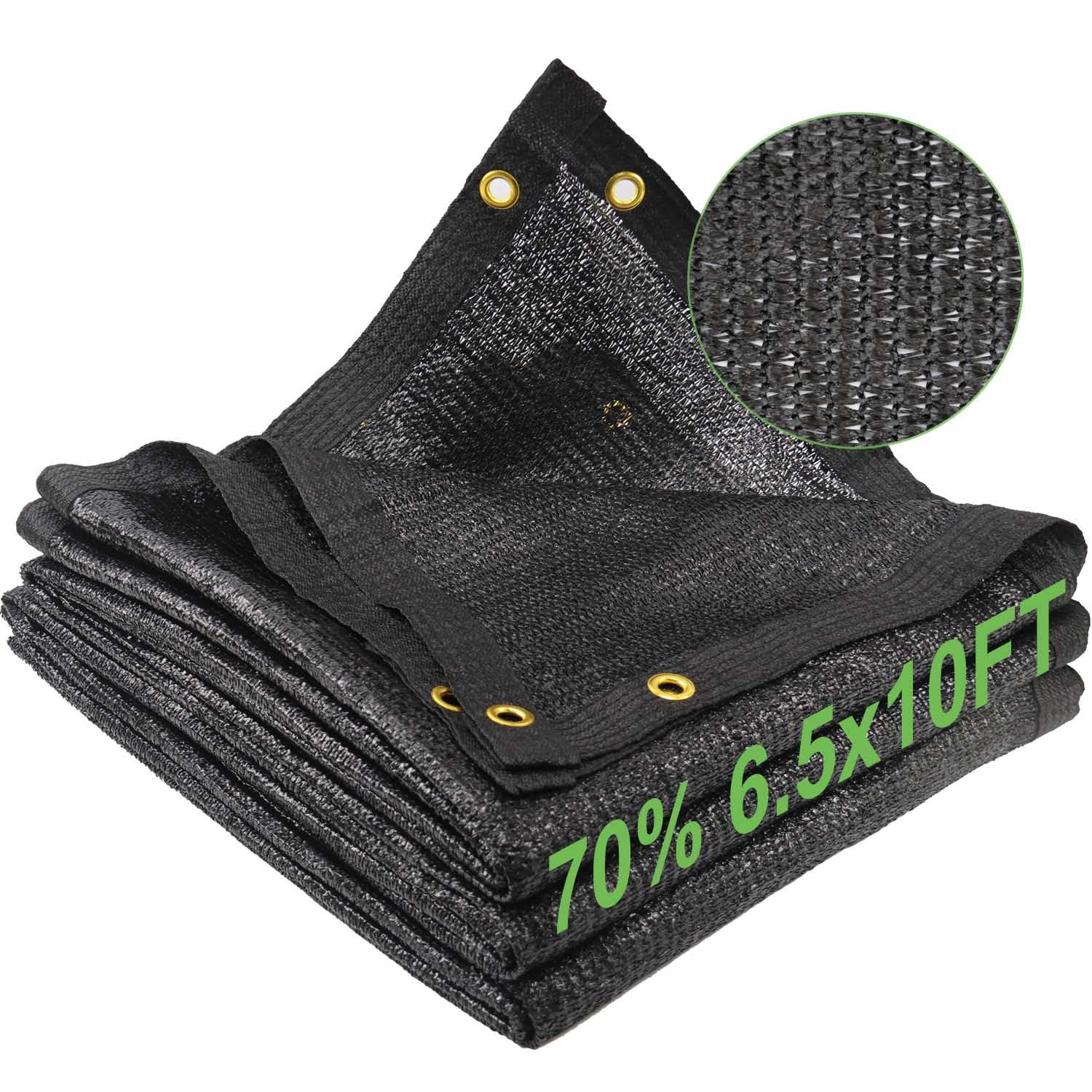 Mklsit shade cloth garden 70-percent 6-5x10ft filtering sun while promoting airflow for healthy plants