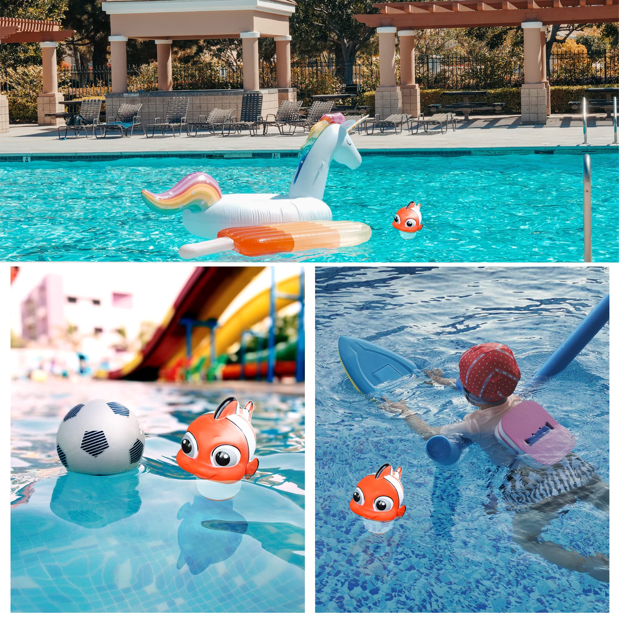MKLZ chlorine floater ideal for pools, hot tubs, and spas.