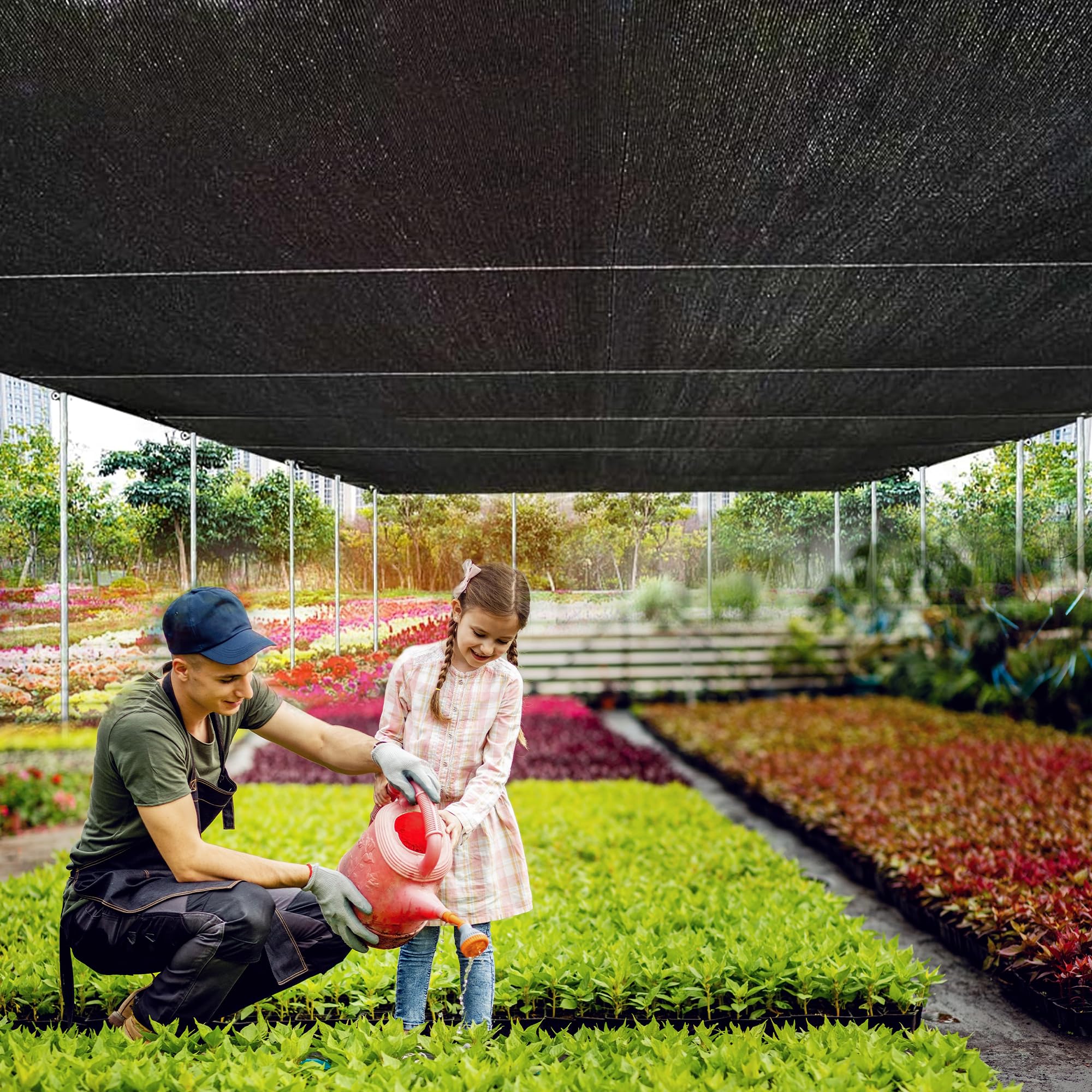 MKMJ garden sunshade net ideal for patios, porches, and pergolas.