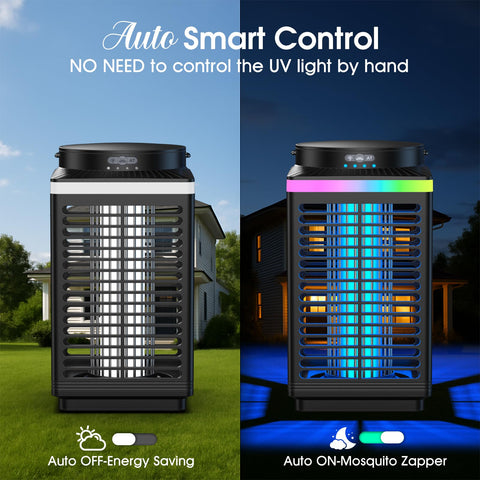 MKNXYD patio bug zapper mosquito control for backyard seating.