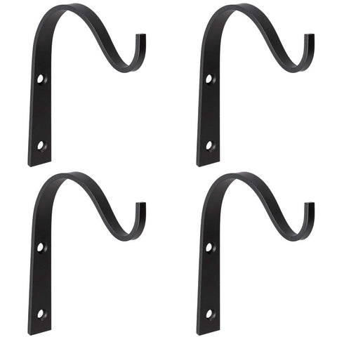 Mkono iron wall hook lantern hanger securing outdoor lanterns