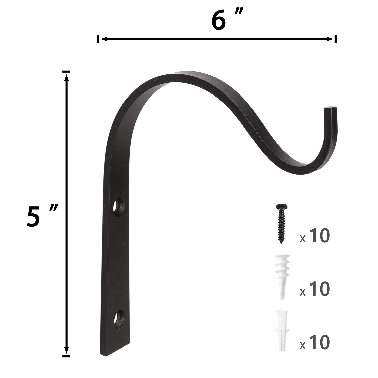 Mkono wall hooks supporting wind chimes for calming yard sounds.