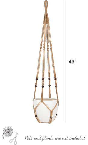 Mkono boho charm macrame hanger complements any home decor scheme