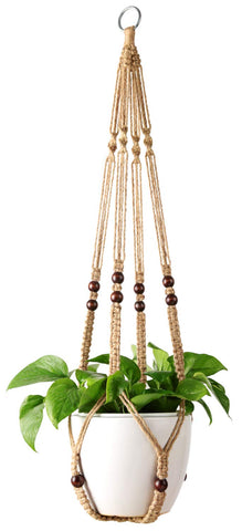 Mkono boho home decor plant hanger used to elevate any room
