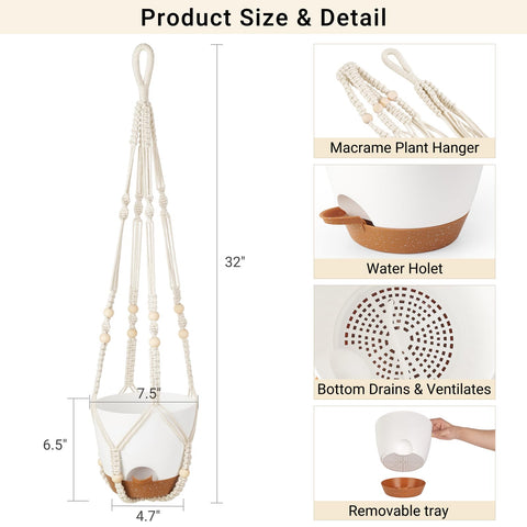 Mkono self-watering design supports weekly plant care while away.
