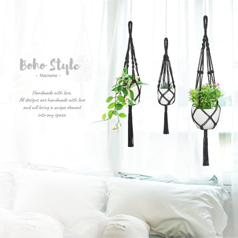 Mkono boho indoor-outdoor plant holder suits cozy corners and patios.
