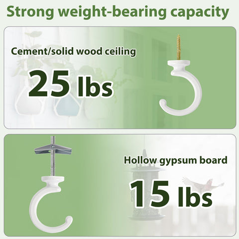 Mkono ceiling hook installation kit simplifies setup with included screws and toggles.