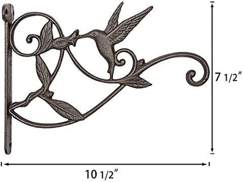 Mkono dark finish hook blends with surroundings and outdoor spaces.