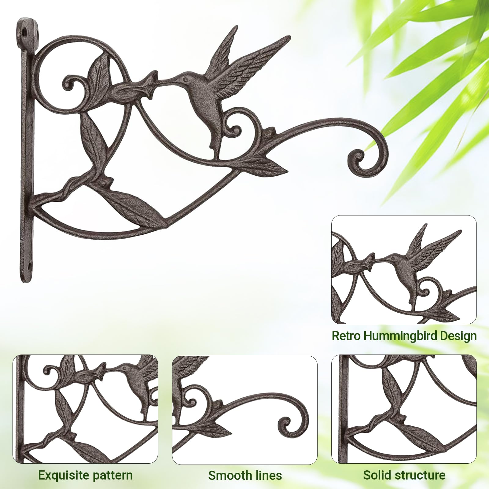 Mkono decorative plant hanger in iron complements any decor.