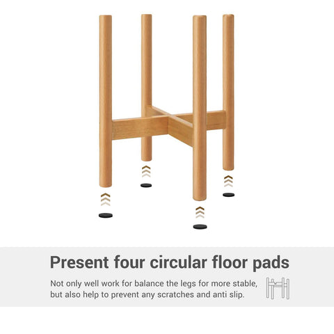 Mkono fits 8-10 inch pots, maximizing compact spaces with elegant elevation.