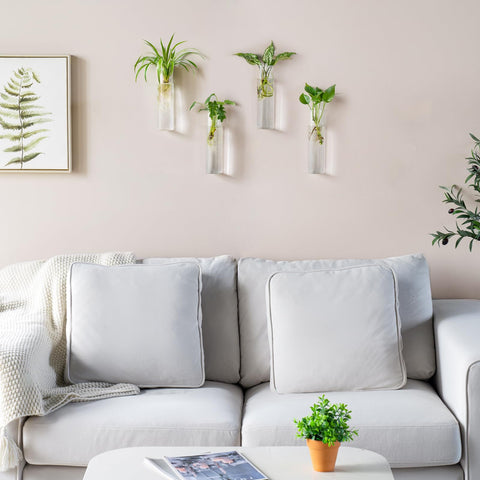 Mkono greenery display tubes set enhances plant propagation decor