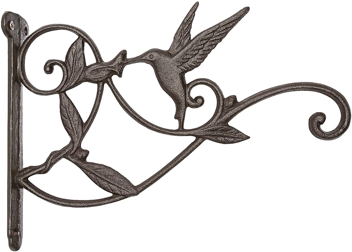Mkono hanging plant bracket hook in iron for sturdy outdoor decor