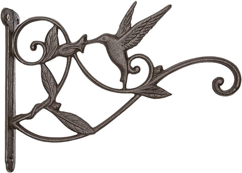 Mkono hanging plant bracket hook in iron for sturdy outdoor decor