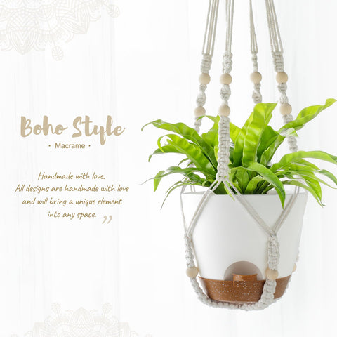 Mkono includes sturdy hooks for quick indoor hanging.