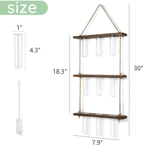 Mkono home office garden wall decor combining greenery and organization