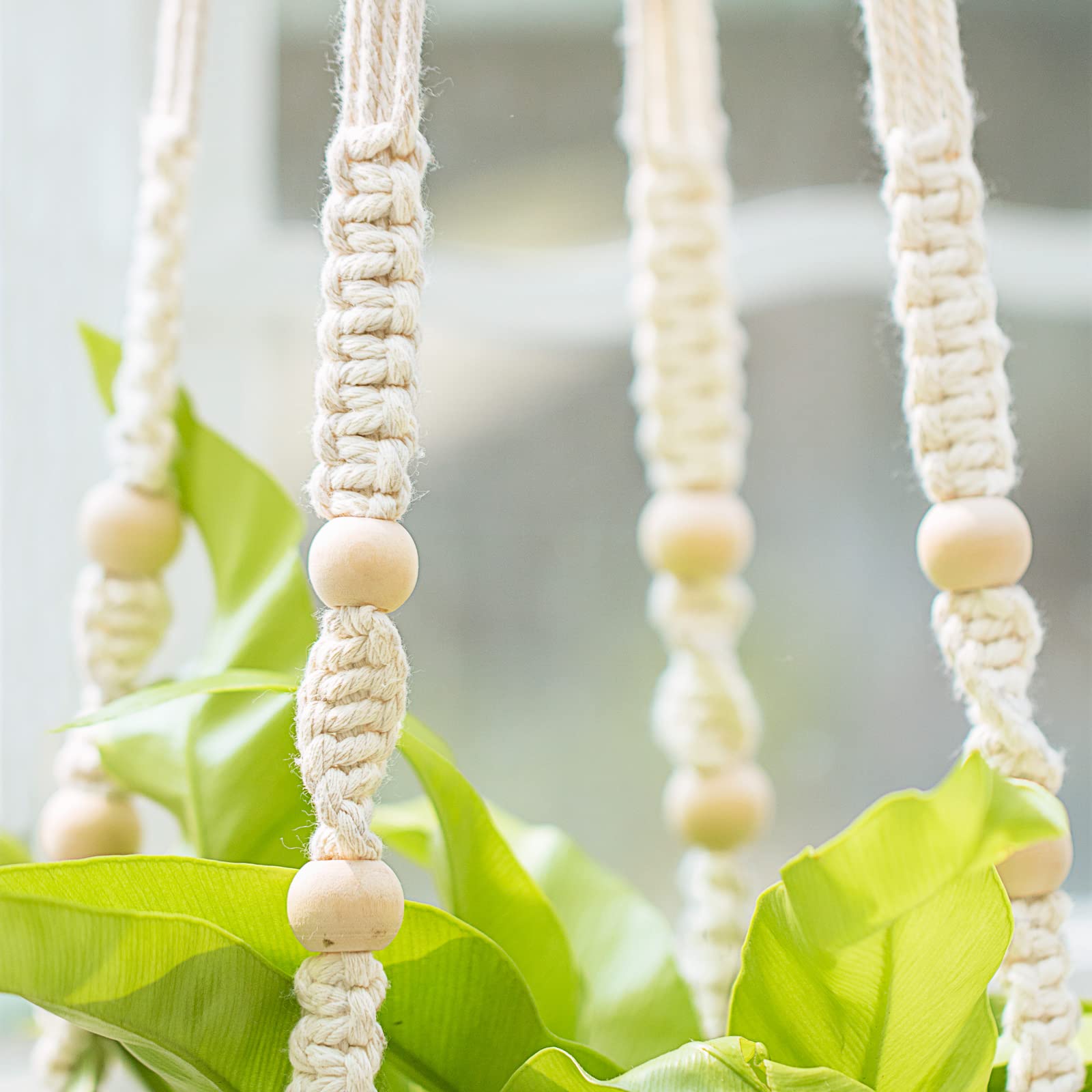Mkono indoor-outdoor ivory hanger suits boho spaces