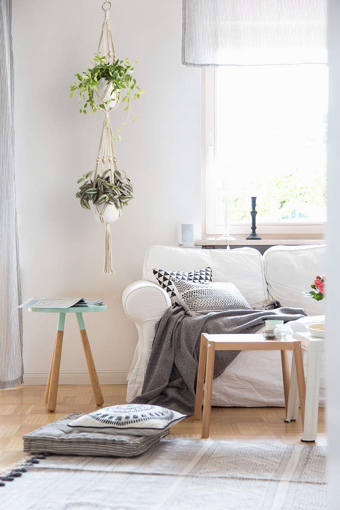 Mkono macrame hanger suitable for indoor and outdoor spaces