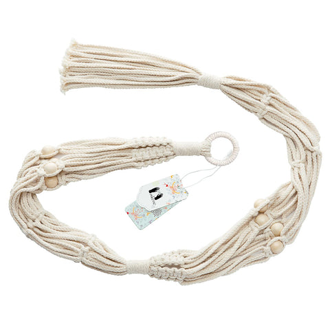 Mkono macrame hanger length 49 inches for versatile placement