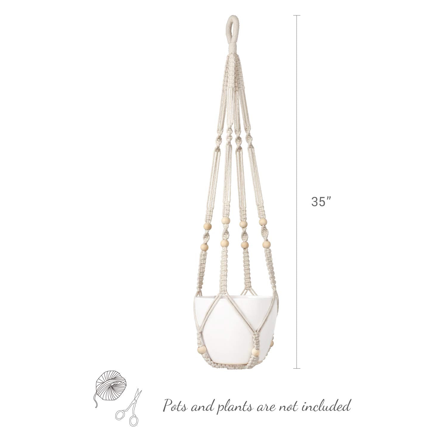 Mkono wood-bead accents add rustic charm to any setting.