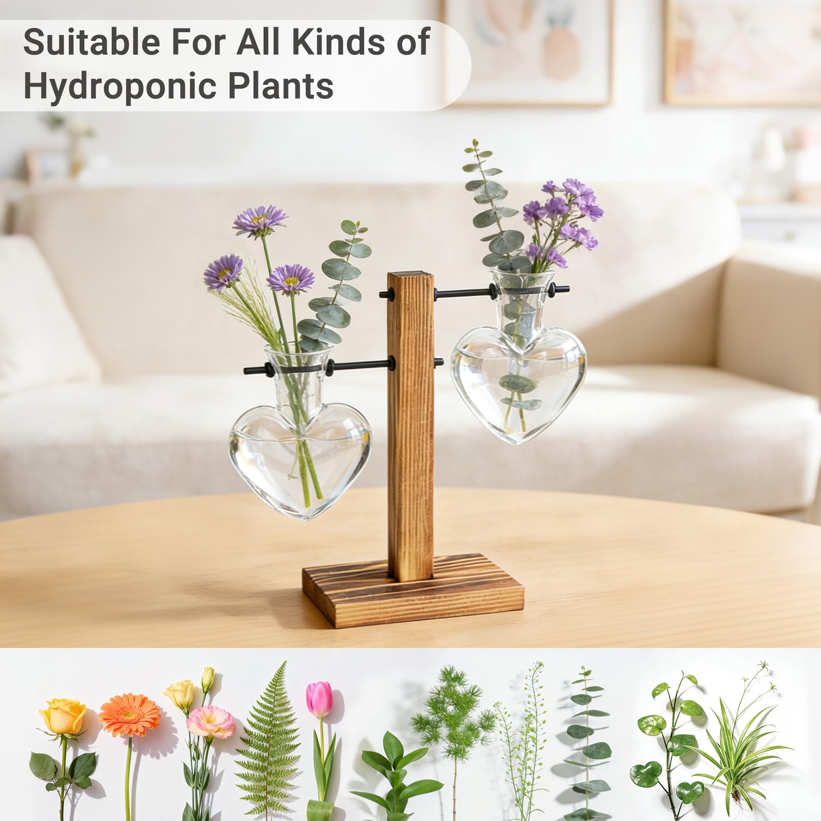 Mkono natural wood stand close-up detailing sturdy construction
