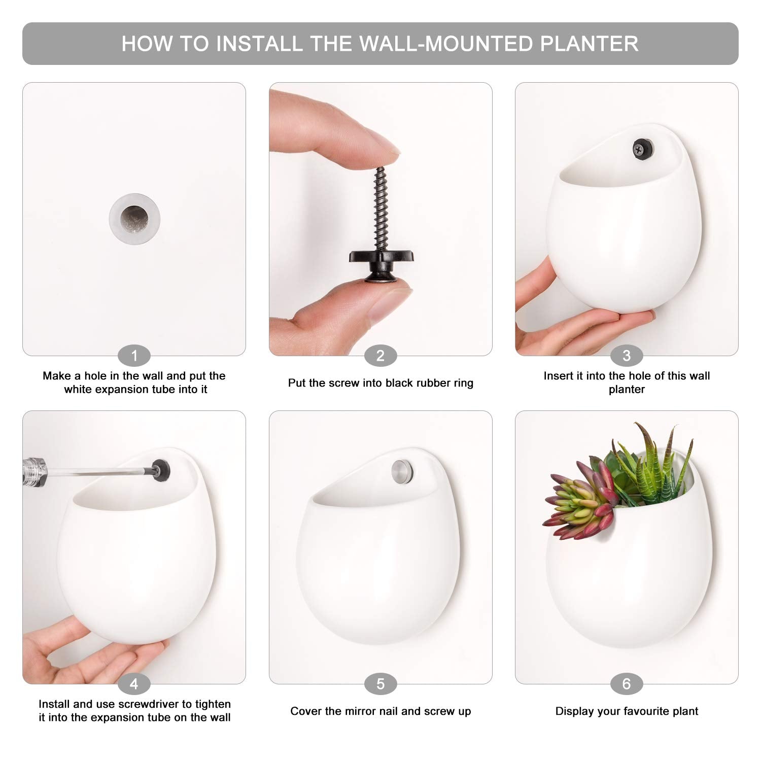 Low-maintenance greenery for shelves or walls with Mkono artificial plants