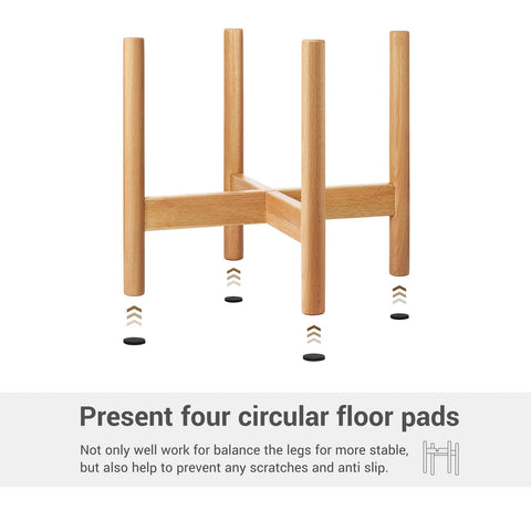 Mkono sturdy dowel construction ensures durable support with floor pads for balance.