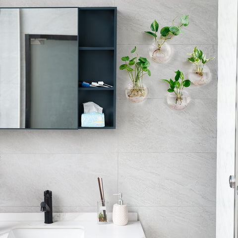 Mkono propagation station glass vase perfect for bathroom decor