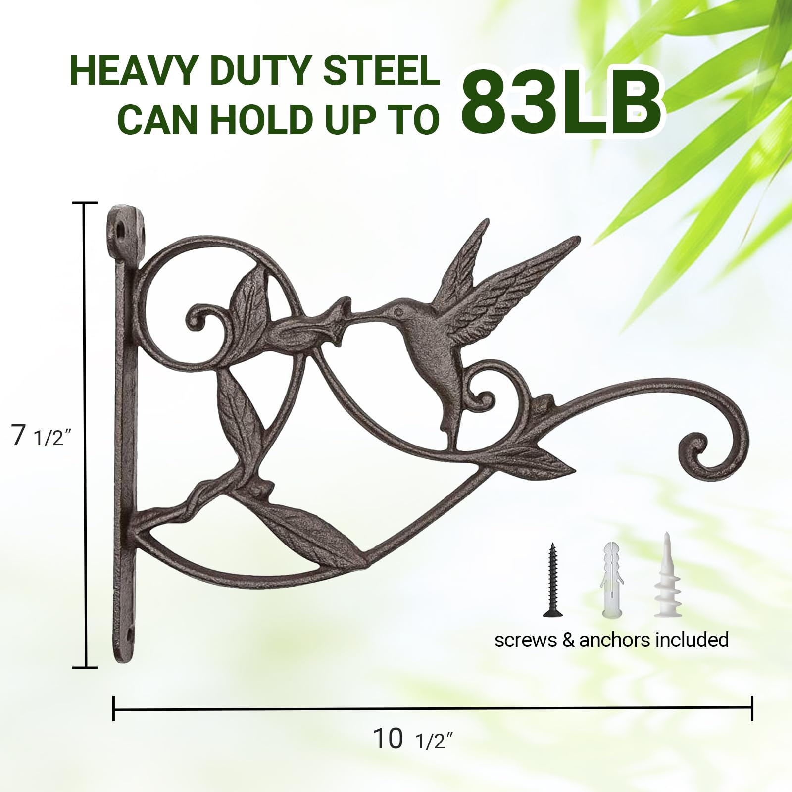 Mkono wall-mount hanging hook to brighten indoor walls
